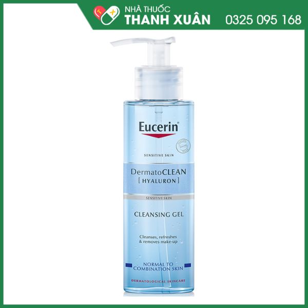 Gel rửa mặt Eucerin Dermato CLEAN cho da nhạy cảm